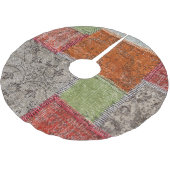 Jupon De Sapin En Polyester Brossé Tapis en Patchwork asiatique, Istanbul Détail (Angle)