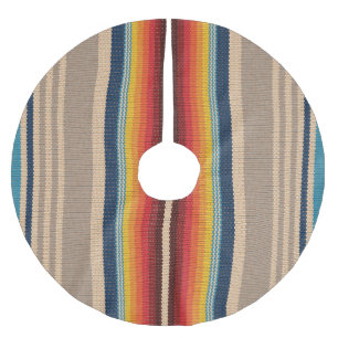 Jupon De Sapin En Polyester Brossé Tapis Mexicain : Grandes Tailles Colorées Sans Cou