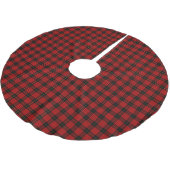Jupon De Sapin En Polyester Brossé Tartan Clan MacQueen (Angle)