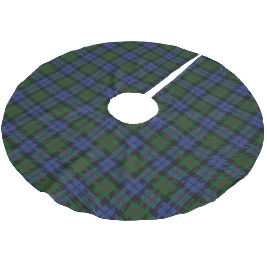 Jupon De Sapin En Polyester Brossé Tartan écossais de Baird de clan (Angle)