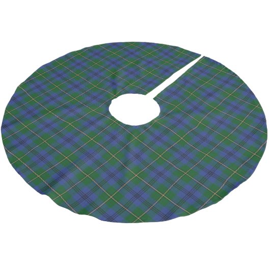 Jupon De Sapin En Polyester Brossé Tartan écossais de Johnstone Johnston de clan (Angle)