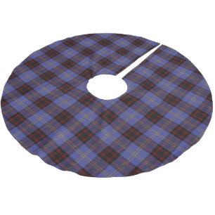 Jupon De Sapin En Polyester Brossé Tartan écossais de Rutherford de clan