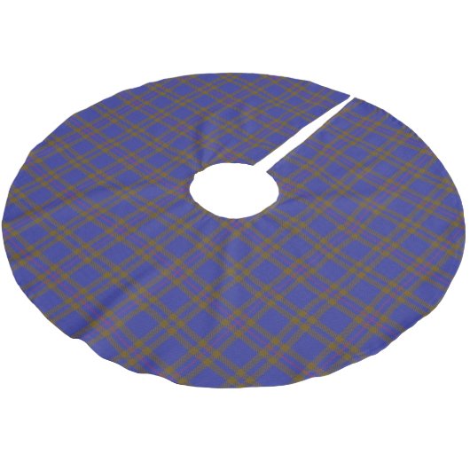 Jupon De Sapin En Polyester Brossé Tartan écossais d'Elliot Elliott de clan (Angle)
