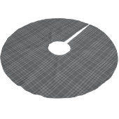 Jupon De Sapin En Polyester Brossé Tartan gris universel (Angle)