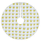 Jupon De Sapin En Polyester Brossé Tasse de bière froide givrée (Devant)