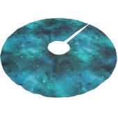 Jupon De Sapin En Polyester Brossé Teal Galaxy Series 7 (Angle)