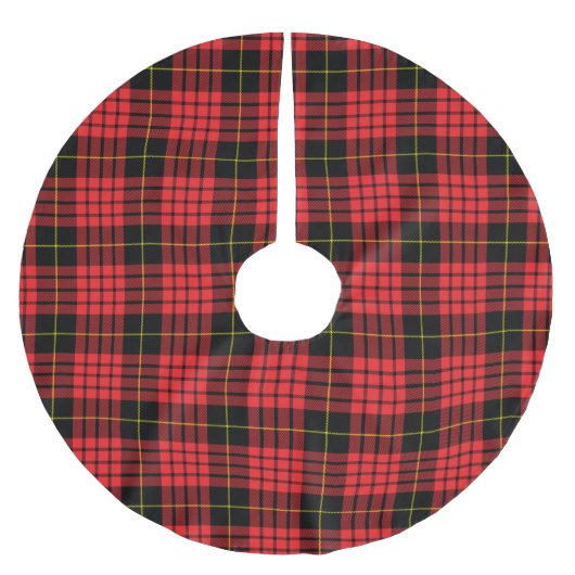 Jupon De Sapin En Polyester Brossé Tête d'Aikenhead Skirage d'arbre de Noël (Devant)