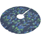 Jupon De Sapin En Polyester Brossé Texas Bluebonnets Texan (Angle)