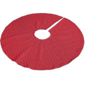 Jupon De Sapin En Polyester Brossé Texture dynamique de tissu rouge (Angle)