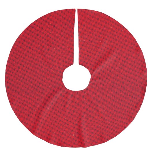 Jupon De Sapin En Polyester Brossé Texture dynamique de tissu rouge (Devant)