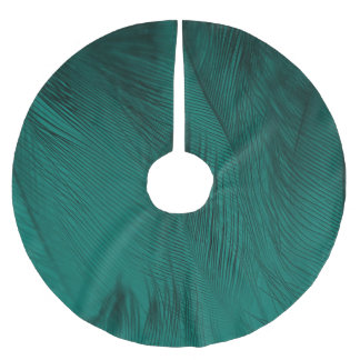 Jupon De Sapin En Polyester Brossé Texture Vintage de plumes vert foncé