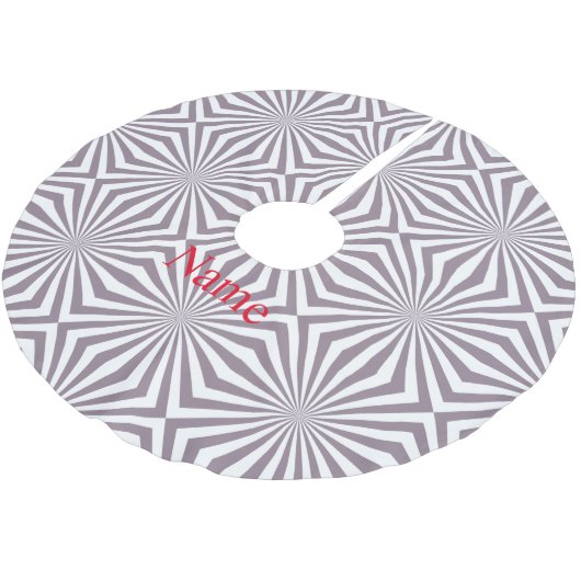 Jupon De Sapin En Polyester Brossé Thunder_Cove de Starburst Abstrait (Angle)