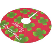 Jupon De Sapin En Polyester Brossé Thunder_Cove Shamrocks verts (Angle)