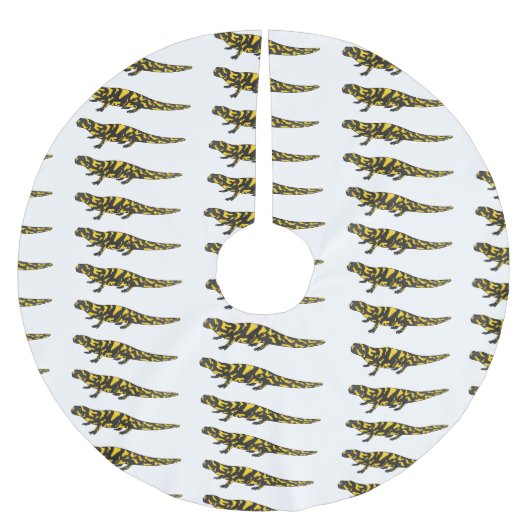 Jupon De Sapin En Polyester Brossé Tigre salamandre (Devant)