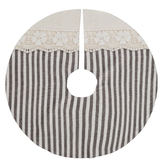 Jupon De Sapin En Polyester Brossé Tissu dentelle texture textile, motif arrière - pl (Devant)