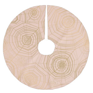 Jupon De Sapin En Polyester Brossé Toile d'araignée pastel : motif d'Halloween.