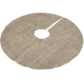 Jupon De Sapin En Polyester Brossé Toile de jute de Faux (Angle)