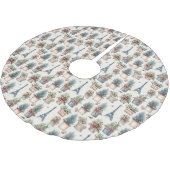 Jupon De Sapin En Polyester Brossé Tour Eiffel, Paris (Angle)