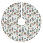 Jupon De Sapin En Polyester Brossé Tour Eiffel, Paris (Devant)