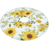 Jupon De Sapin En Polyester Brossé Tournesol 8 (Angle)