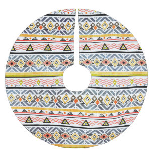 Jupon De Sapin En Polyester Brossé Tribal Grunge : Ethno Folk Retro.