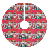 Jupon De Sapin En Polyester Brossé Trio de Nutcracker (Devant)