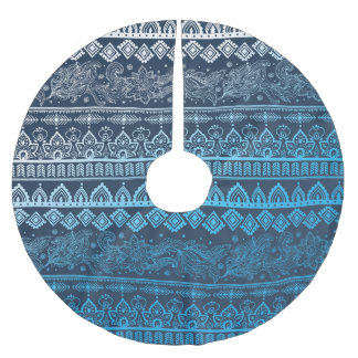 Jupon De Sapin En Polyester Brossé Troisième ethnie tribale, motif sans coutures.