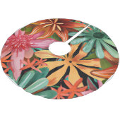 Jupon De Sapin En Polyester Brossé tropical/hawaïen/floral/fleur (Angle)