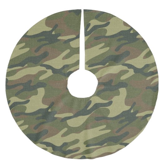 Jupon De Sapin En Polyester Brossé Uniforme militaire (Devant)