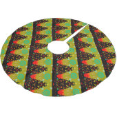 Jupon De Sapin En Polyester Brossé Unusual Fun and Trendy Christmas Tree Skirt (Angle)