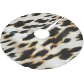 Jupon De Sapin En Polyester Brossé Vache blanche noire (Angle)