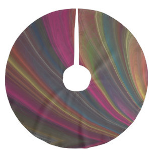 Jupon De Sapin En Polyester Brossé Vagues de sable doux colorées