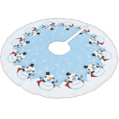 Jupon De Sapin En Polyester Brossé Vampire Snowman (Angle)