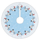 Jupon De Sapin En Polyester Brossé Vampire Snowman (Devant)