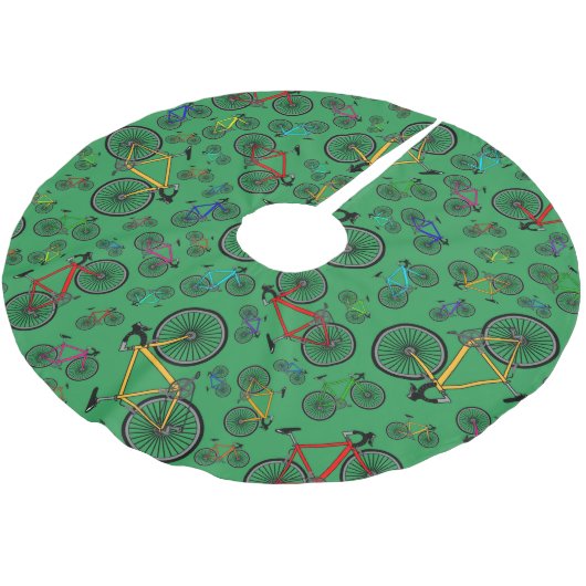 Jupon De Sapin En Polyester Brossé Vélos verts de route (Angle)