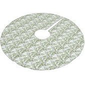 Jupon De Sapin En Polyester Brossé vert de printemps  (Angle)
