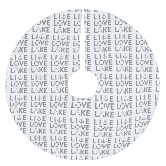 JUPON DE SAPIN EN POLYESTER BROSSÉ **VIE AU LAC** (Devant)