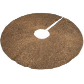 Jupon De Sapin En Polyester Brossé Vieux cuir Brown : Arrière - plan texturé (Angle)