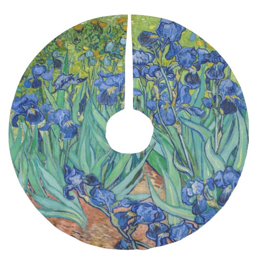 Jupon De Sapin En Polyester Brossé Vincent Van Gogh - Iris (Devant)