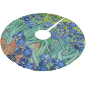 Jupon De Sapin En Polyester Brossé Vincent Van Gogh - Irises (Angle)