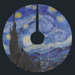 Jupon De Sapin En Polyester Brossé Vincent Van Gogh - La nuit étoilée<br><div class="desc">The Starry Night / La nuit etoilee - Vincent Van Gogh en 1889</div>