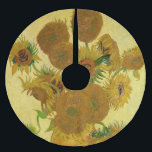Jupon De Sapin En Polyester Brossé Vincent van Gogh - Vase avec quinze tournesols<br><div class="desc">Vase avec Quinze Tournesols / Vase avec quinze tournois - Vincent Van Gogh,  août 1888 - Tournesols 1888 version française (F454)</div>