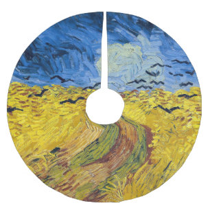 Jupon De Sapin En Polyester Brossé Vincent van Gogh - Wheatfield with Crows