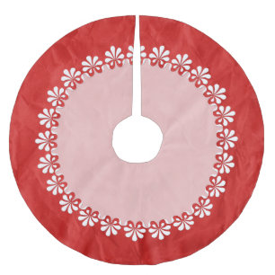 Jupon De Sapin En Polyester Brossé VINTAGE BOUTON blanc trans. + votre backgr. & idée