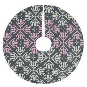 Jupon De Sapin En Polyester Brossé Vintage ornemental : Conception élégante et transp