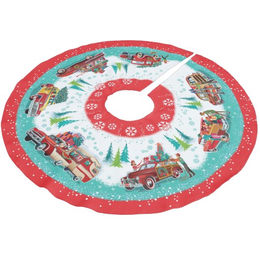 Jupon De Sapin En Polyester Brossé Voitures classiques (Angle)