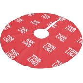 Jupon De Sapin En Polyester Brossé Votre logo ou toute image/conception est automatiq (Angle)