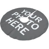 Jupon De Sapin En Polyester Brossé Votre photo ici (Angle)