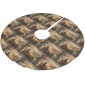 Jupon De Sapin En Polyester Brossé Voyage de Noël de Malinoi en Belgique (Angle)