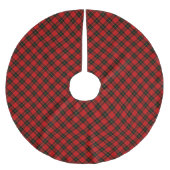 Jupon De Sapin En Polyester Brossé Wallace Red Tartan (Devant)